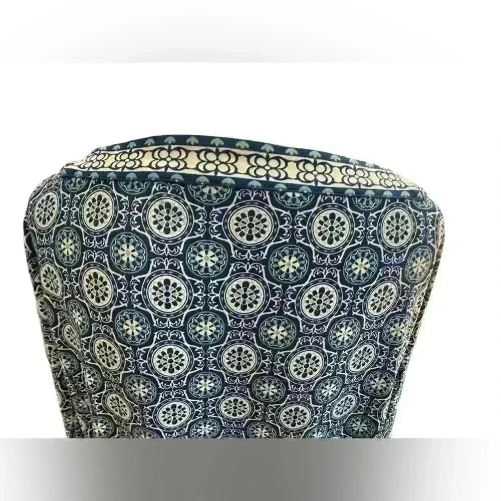 NWOT Size XXL Plus Size Tunic Longer Top Blue Geometric Patern - Picture 4 of 7